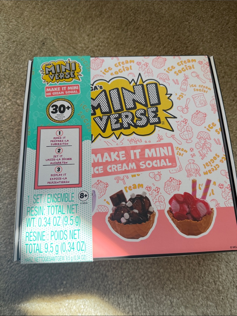 MGA's Mini Verse Make It Mini Ice Cream Social - Pink